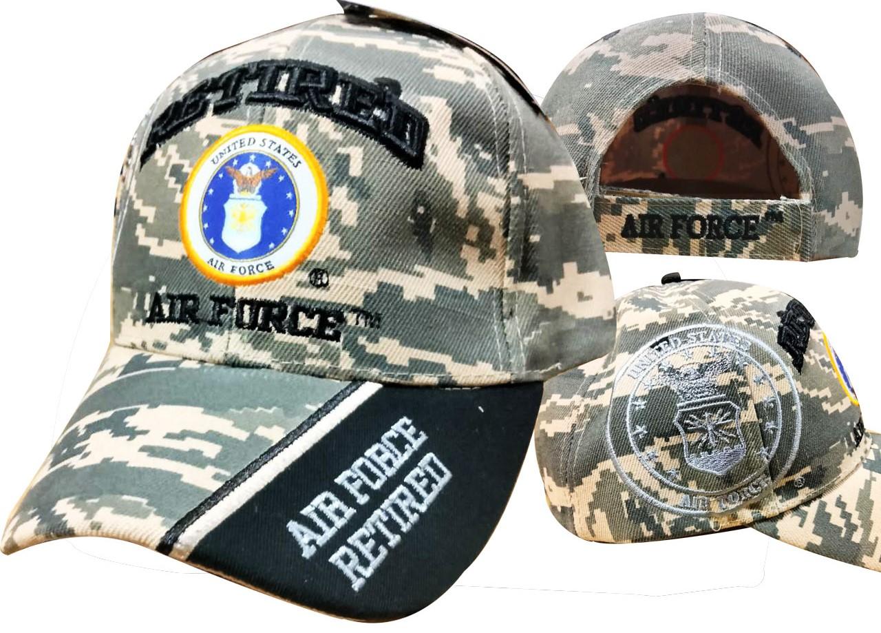 CAP593C** Retired AF Emblem Cap Camo