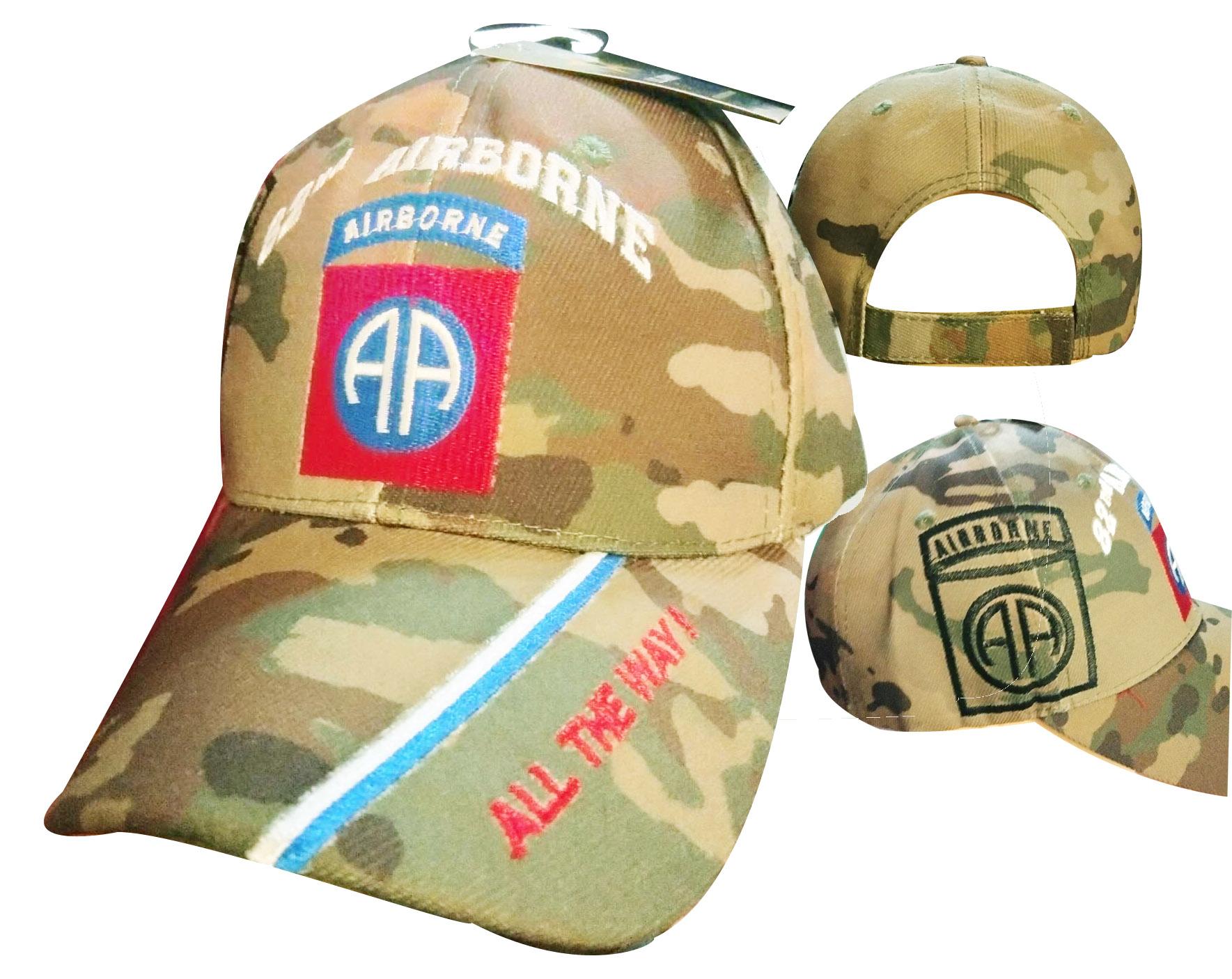 CAP627C** 82nd Airborne Division Cap ACU Camo image