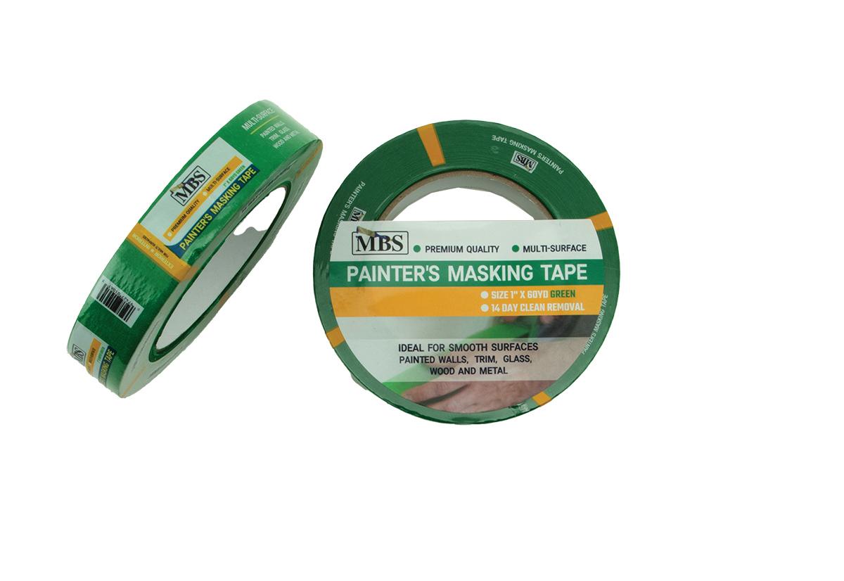Masking Tape 1" x 60YD Green Painter's Tape 36 image