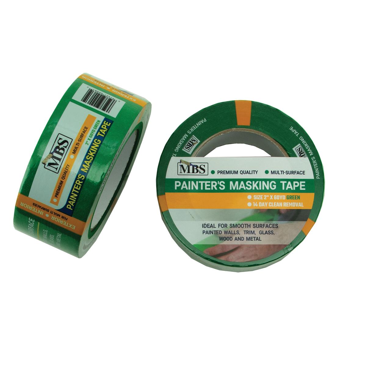 Masking Tape 2" x 60YD Green Painter's Tape 24 image