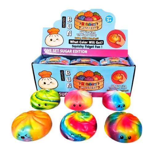 New Polyurethane Foam Rainbow Mood Dumplings (22083C) FULL CASE OF 12 DOZEN image