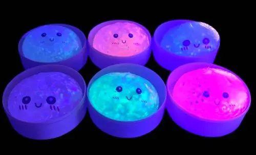 NEW Glitter Sparkle Glow in the Dark 3″ Mystery Dumplings (WY100C) FULL CASE OF 12 DISPLAYS image