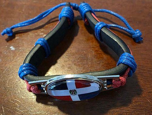 DOMINICAN REPUBLIC FLAG BRACELET image