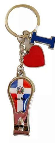 DOMINICAN REPUBLIC NAIL CLIPPER KEYCHAIN image