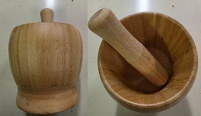 BAMBOO MORTAR & PESTLE image
