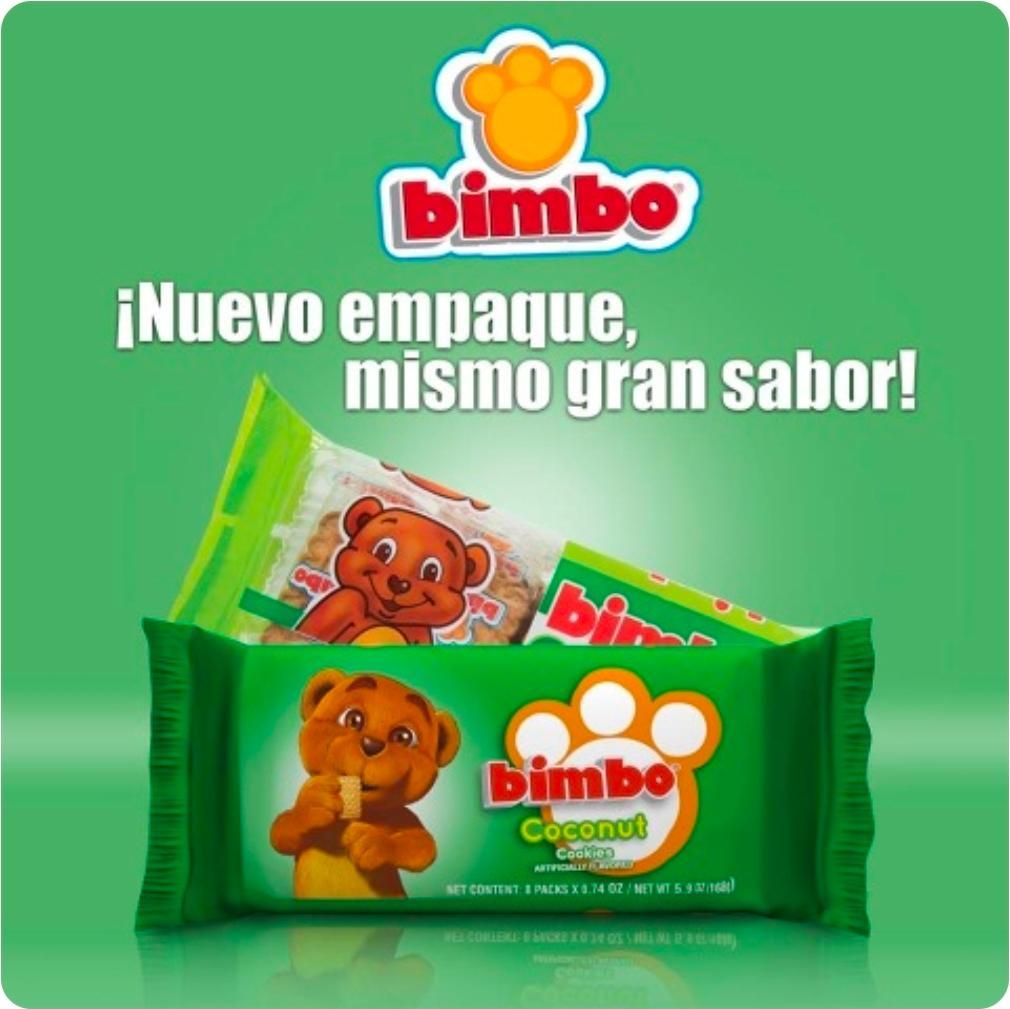 BIMBO "CCOCNUT" CREME SANDWICH COOKIES image