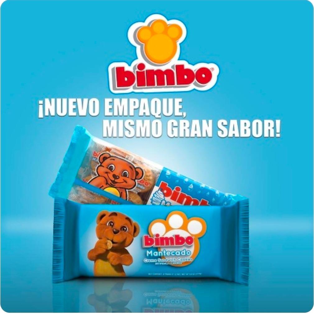 BIMBO "MANTECADO" CREME SANDWICH COOKIES image