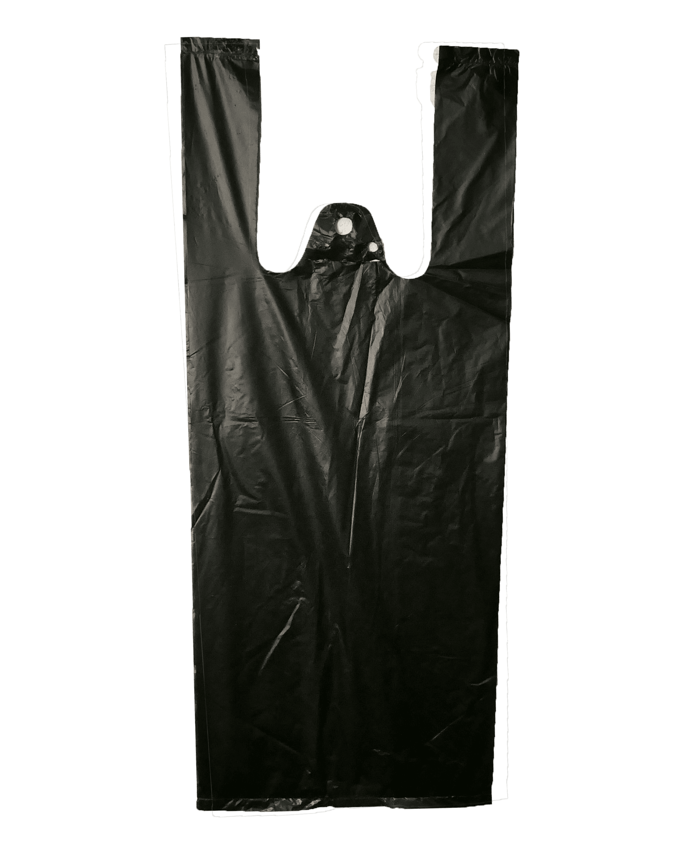 Black Small Plastic Bags/T-Sack factory marked 2000/cs image