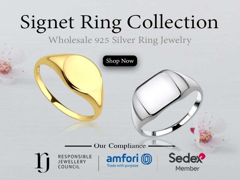 Sterling Silver Signet Rings image