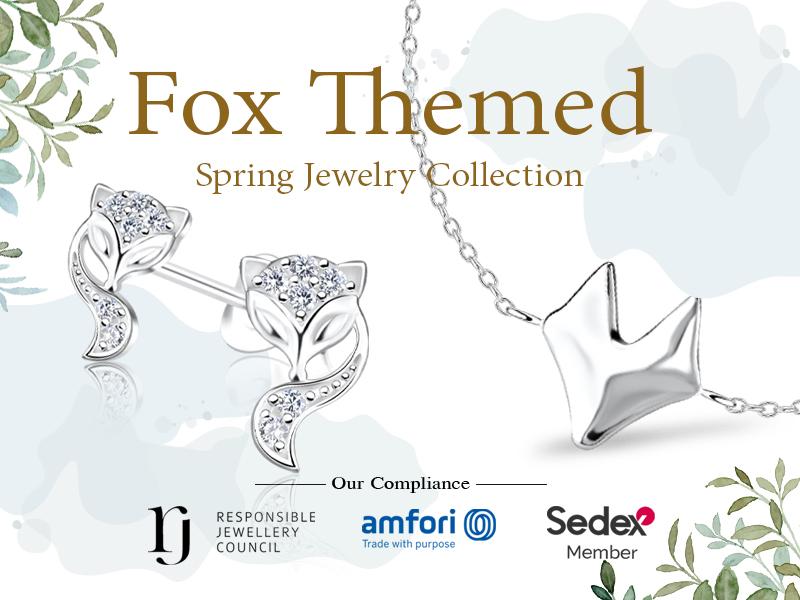 Woodland Fox Sterling Silver Jewelry Collection image