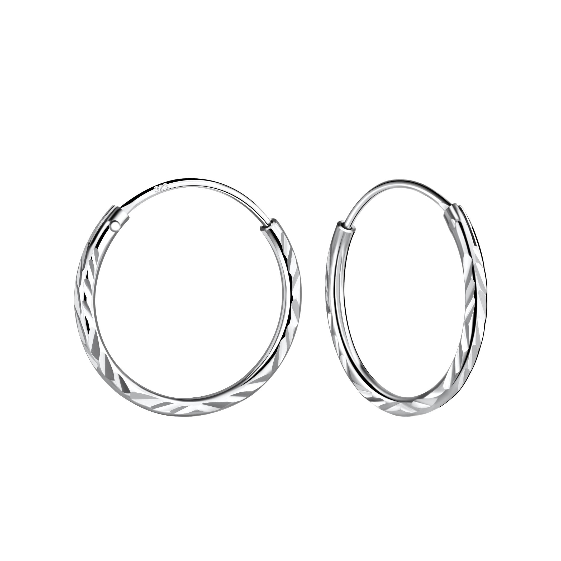 Wholesale Diamond-Cut Hoop Earring Catalog image