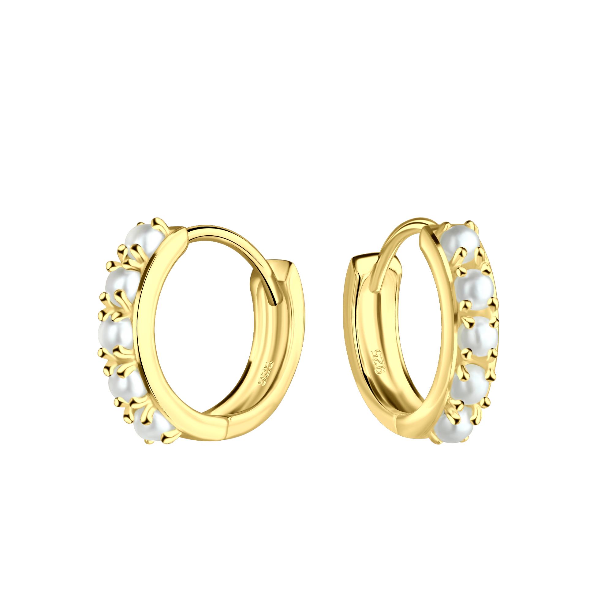 Wholesale Freshwater Pearl Hoop Earrings image