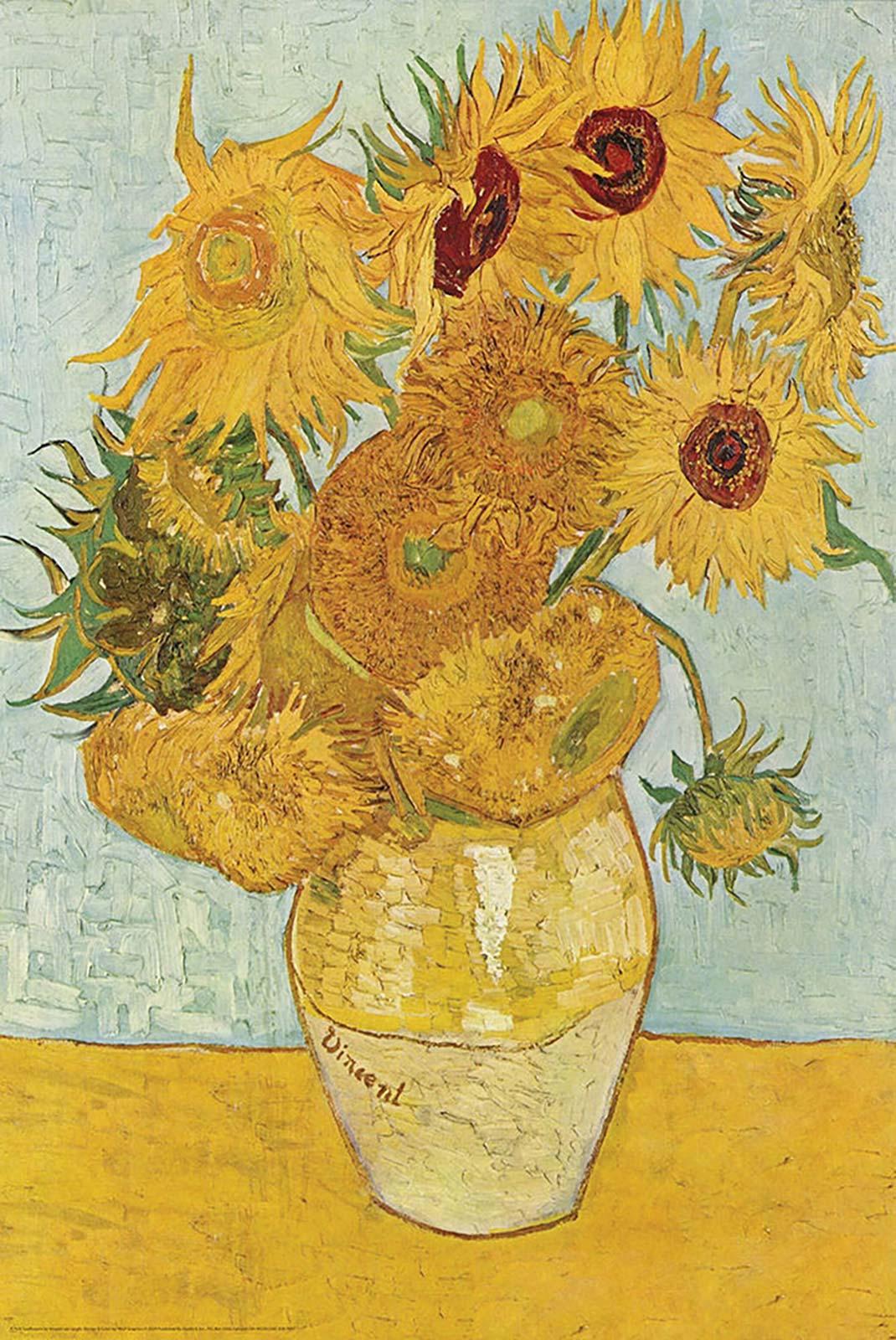 Vincent Van Gogh Sunflowers Poster - 24" x 36" image