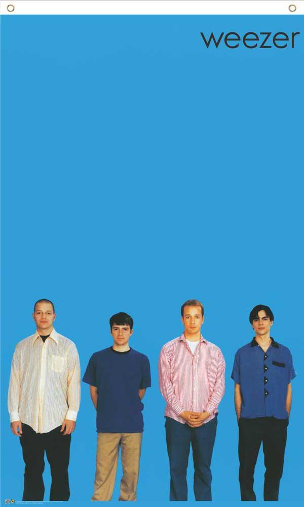 Weezer Blue Fly Flag 3' x 5' image