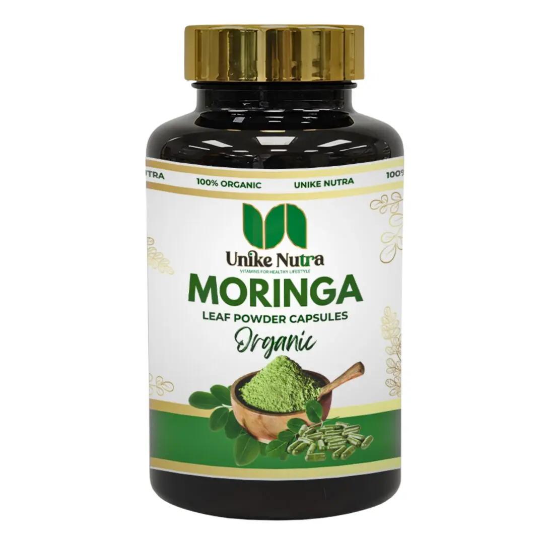 Unike Nutra Organic Moringa Capsules 1000mg (180-Capsules)