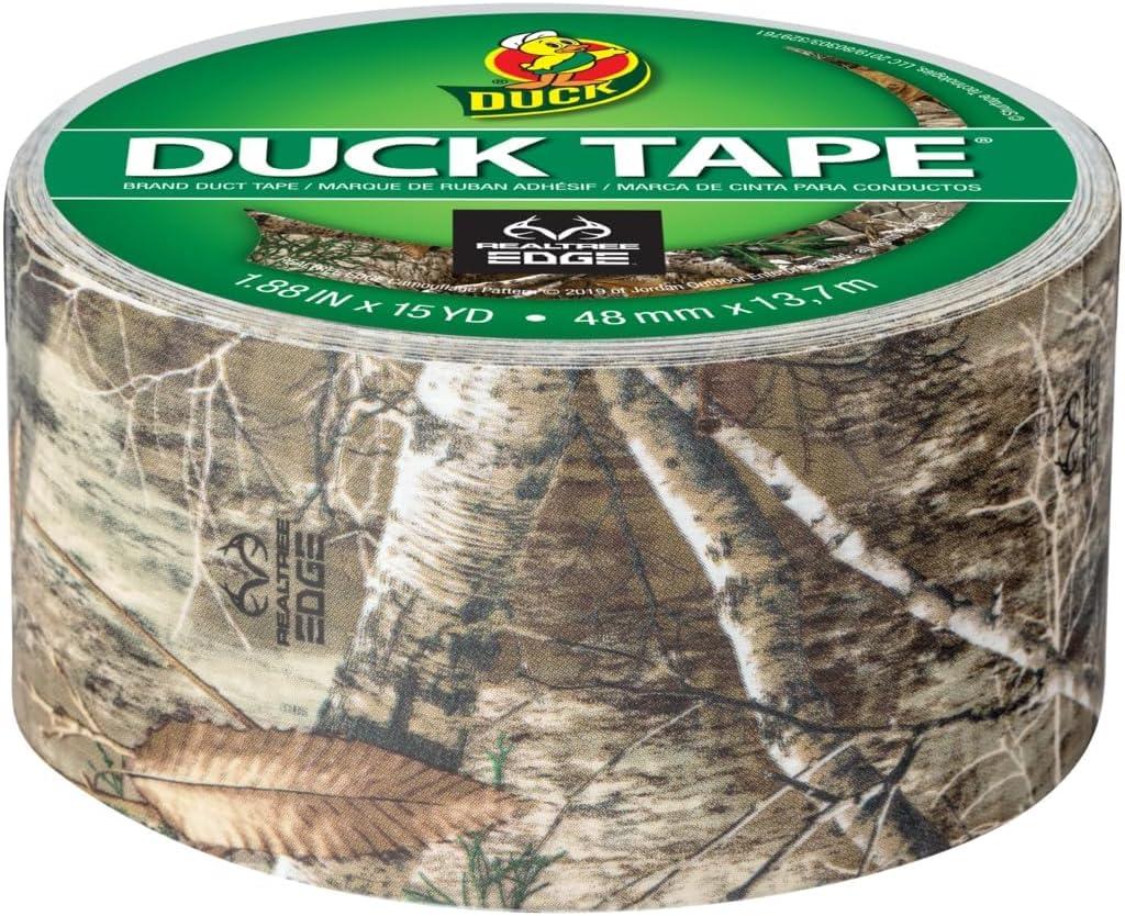 Duck, Color Printed Duct Tape, Realtree Camouflage, 1.88" x 10 Yards, Single Roll image