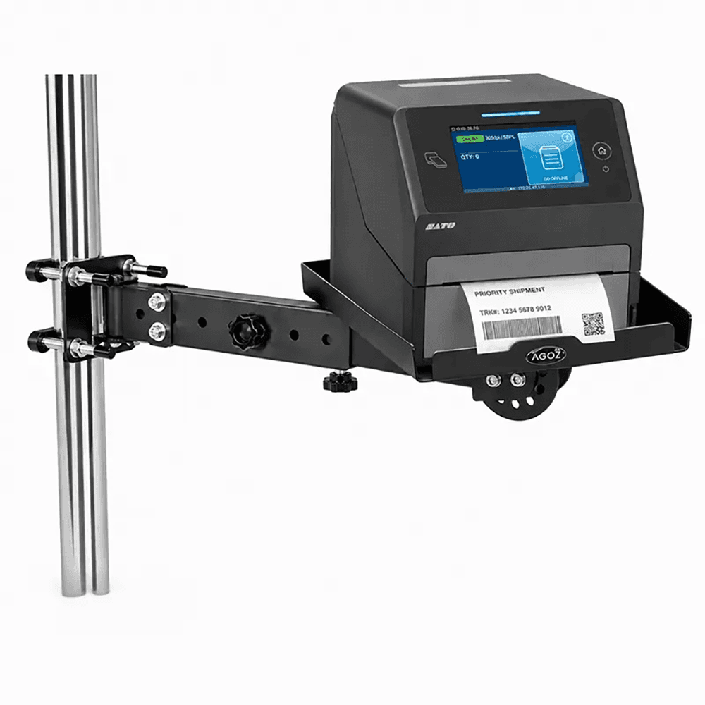 Pole-Mounted Printer Shelf for SATO CT4, FX3 and WS Label Printers image