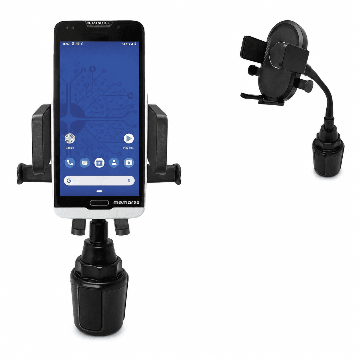 Cup Holder Vehicle Mount for Datalogic Memor and Joya Handhelds image