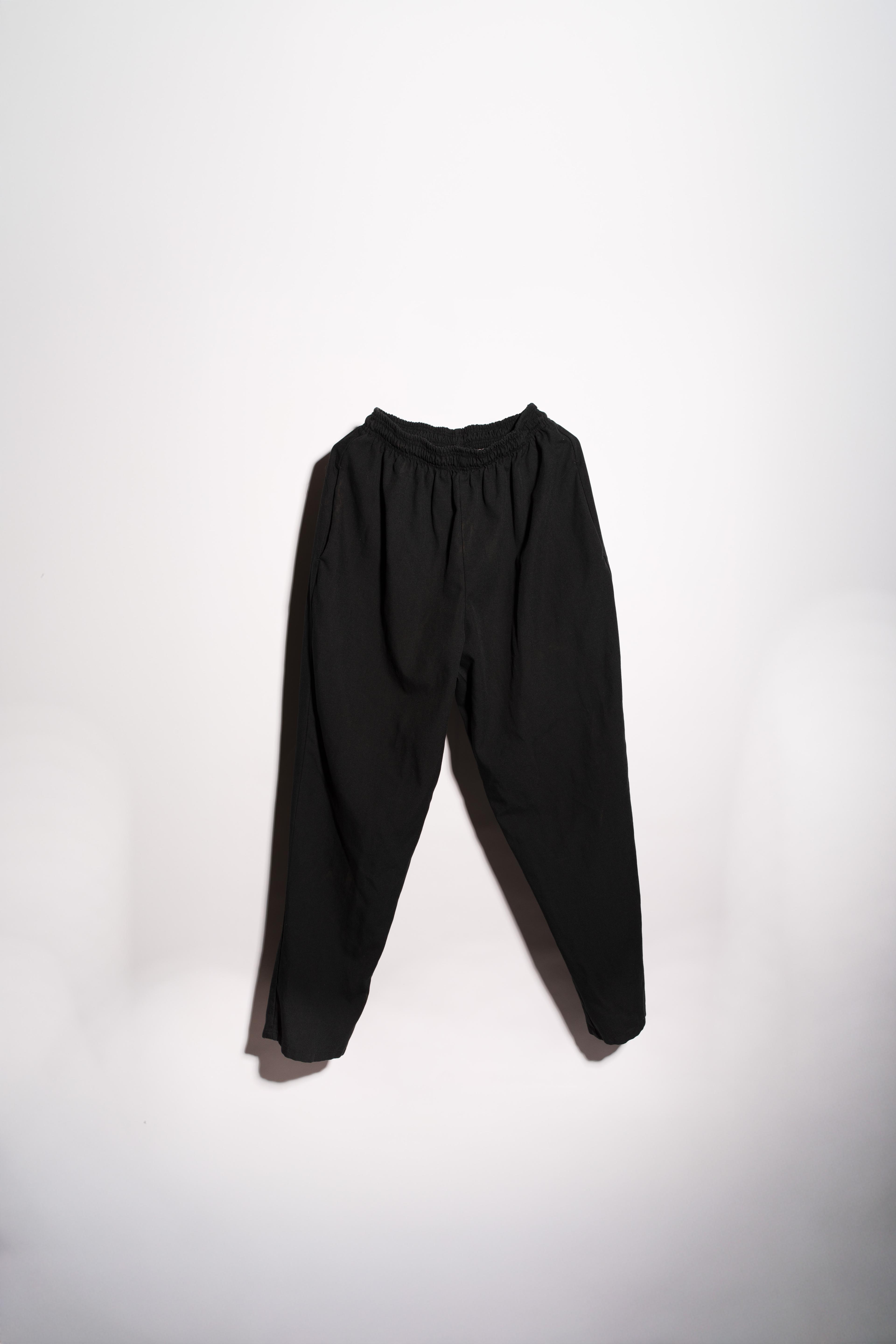 Men's Black Elastic Waist Cook Pants (Used)