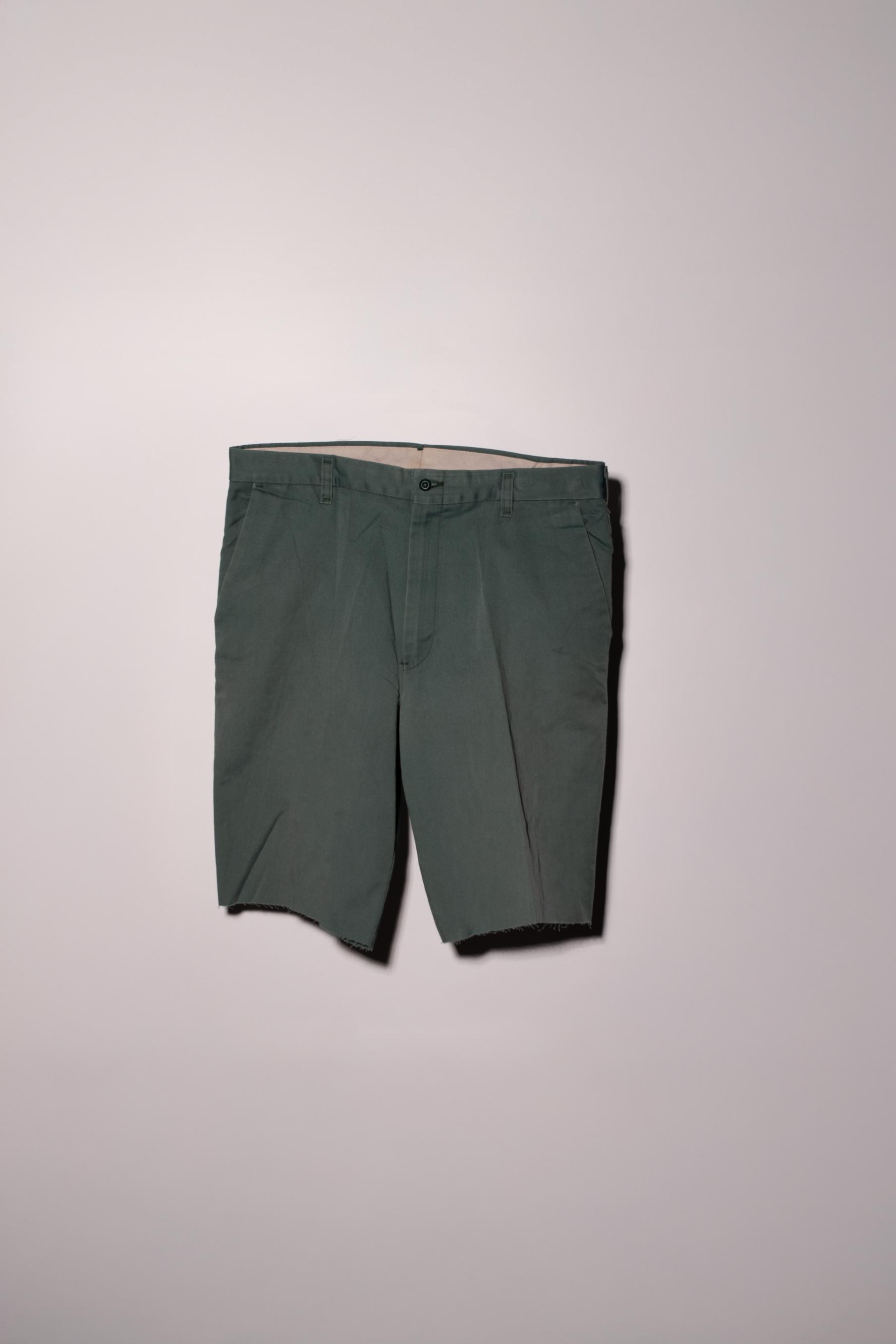 Men's Cargo Work Shorts - Olive Green (Used) image