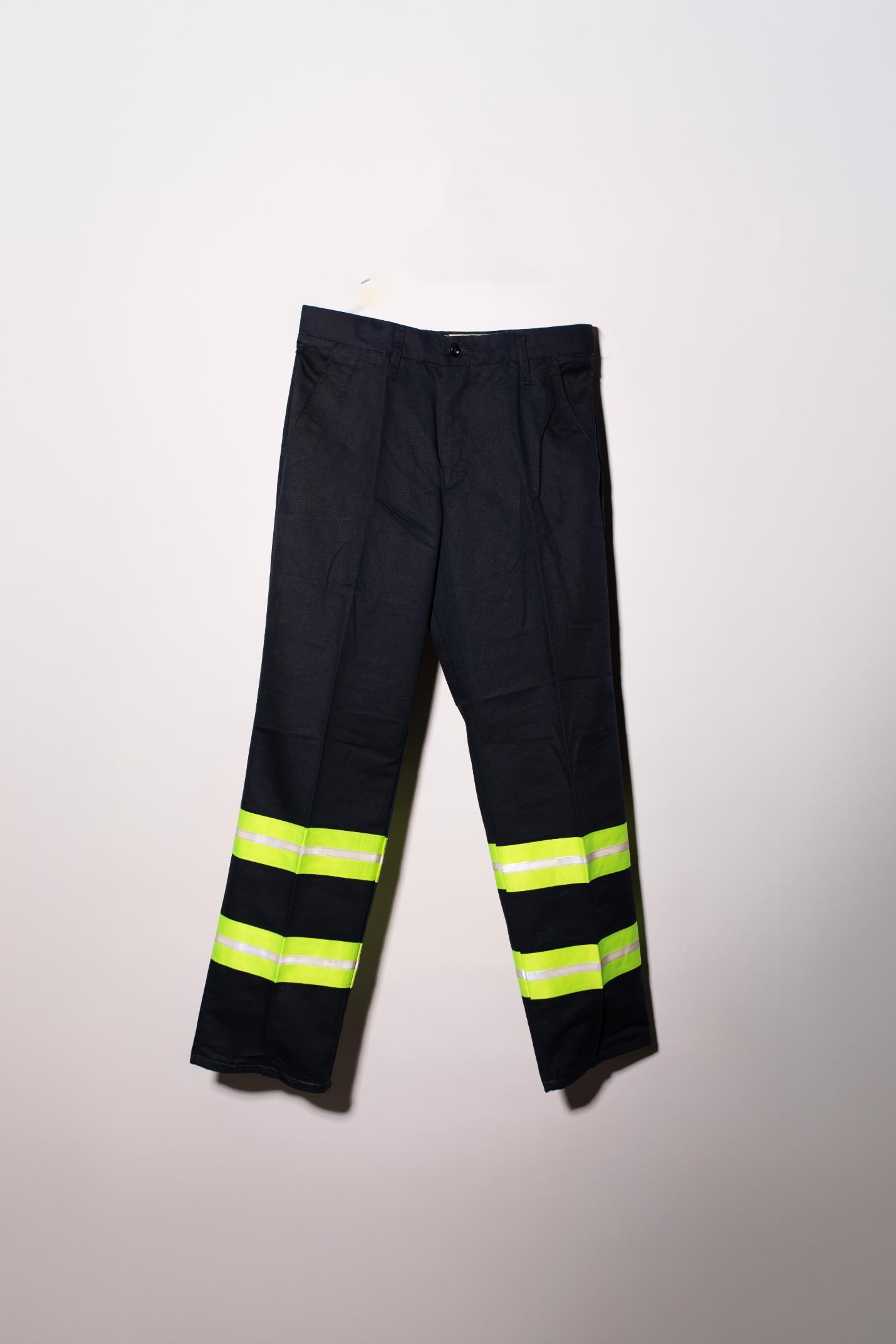 Men's Navy Hi-Vis Work Pants (Used)