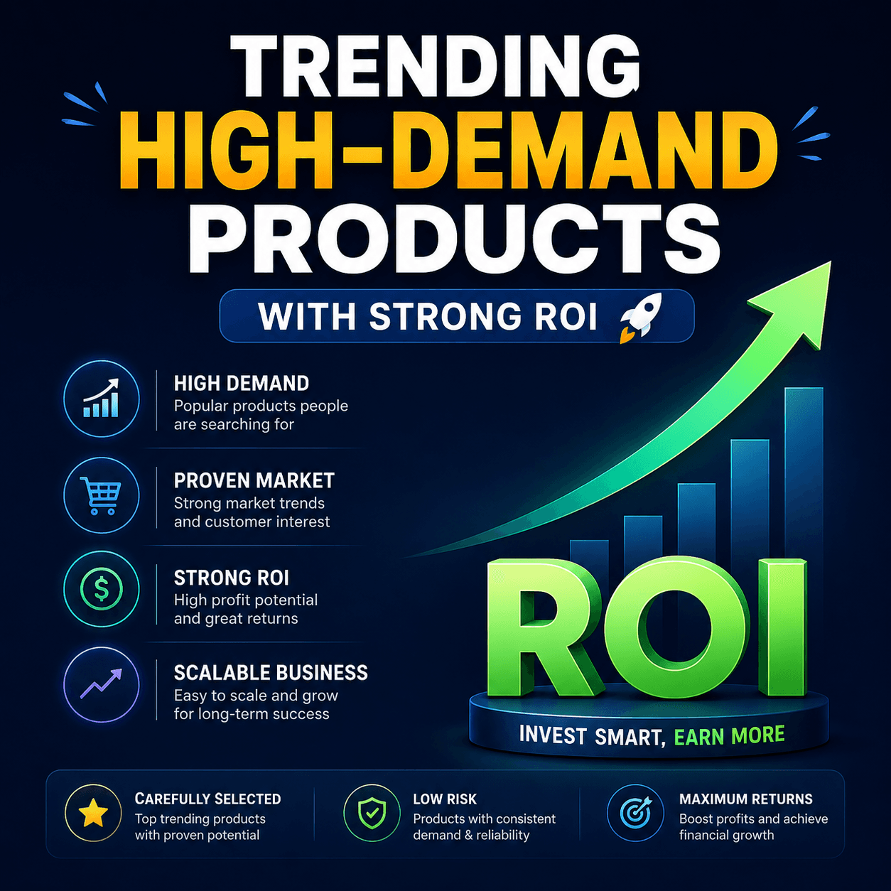 Trending High-Demand Products with Strong ROI 🚀
