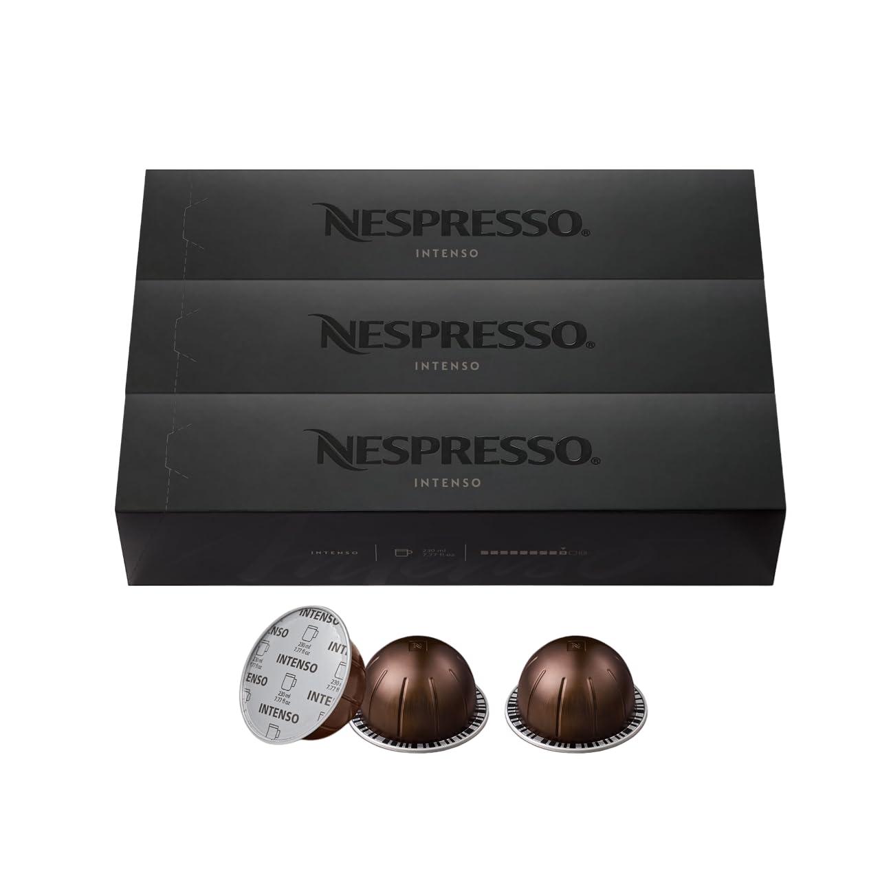 Nespresso Vertuo Intenso Coffee Capsules β Dark Roast Coffee Pods, 30 Count, Bold & Roasted Flavor, Brews 7.8 oz Coffee image