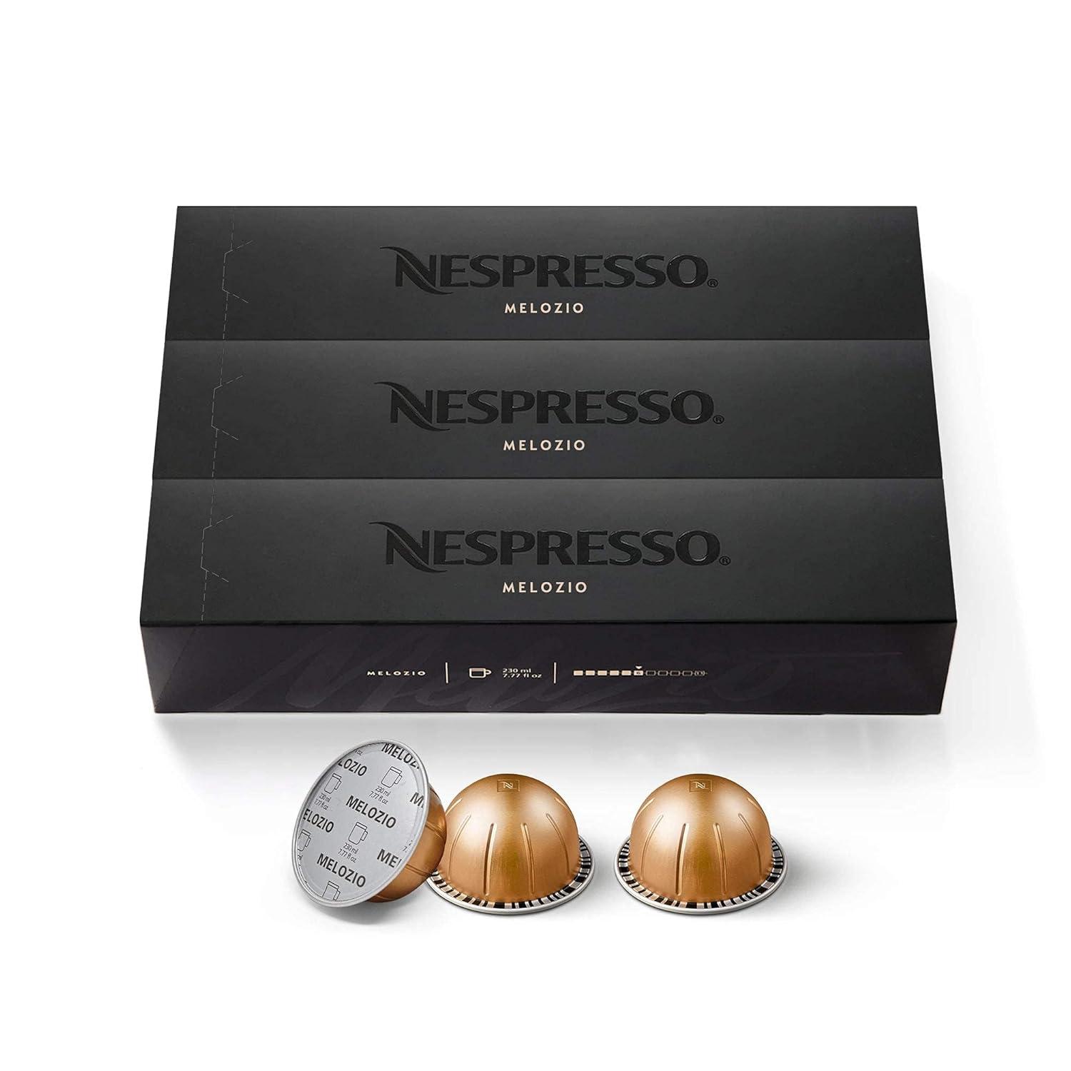 Nespresso Vertuo Melozio Coffee Capsules β Medium Roast Coffee Pods, 30 Count, Smooth & Balanced Flavor, Brews 7.8 oz Coffee image