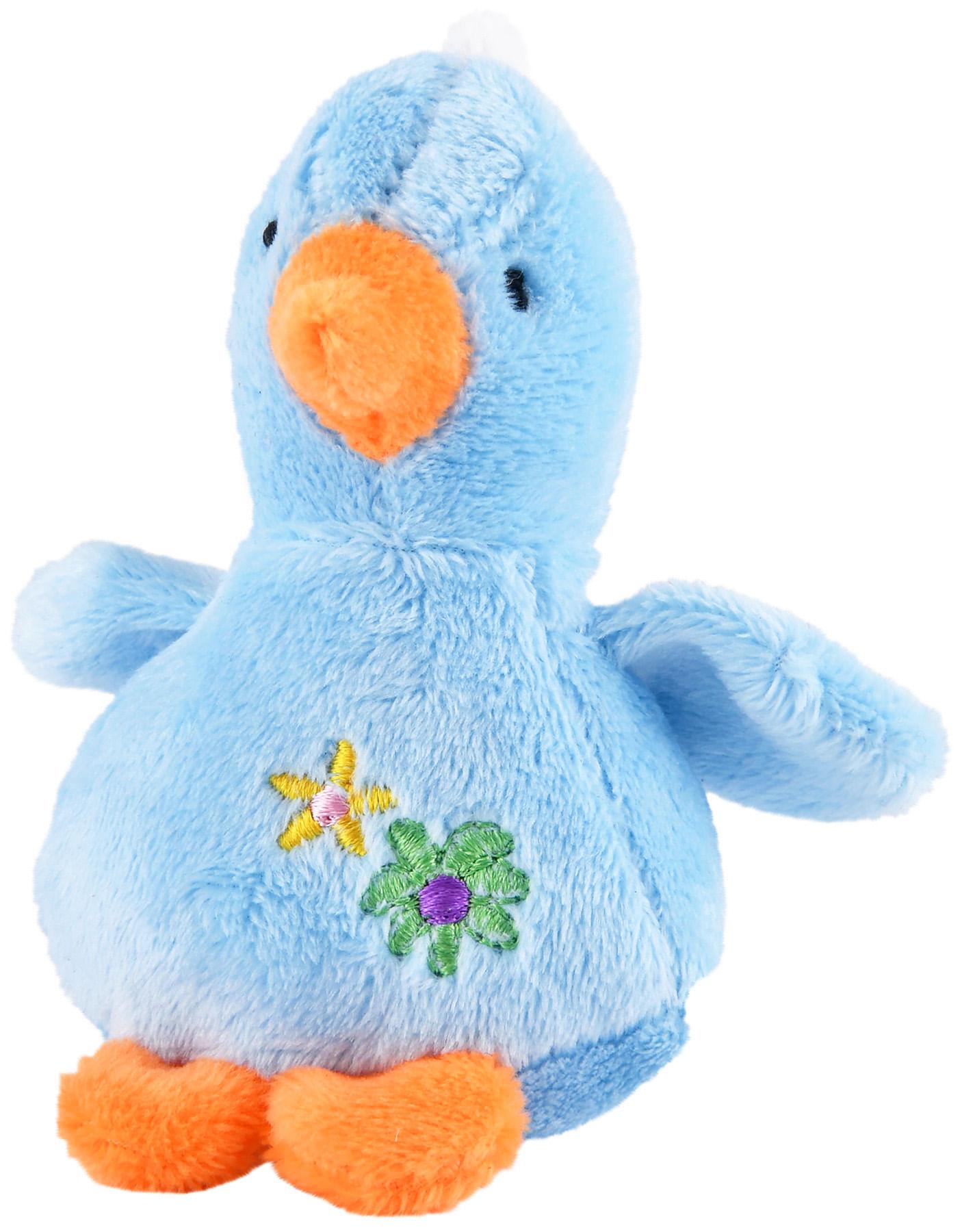Jeffers Baby Ducks Plus Squeaker Dog Toy, Color: Blue image
