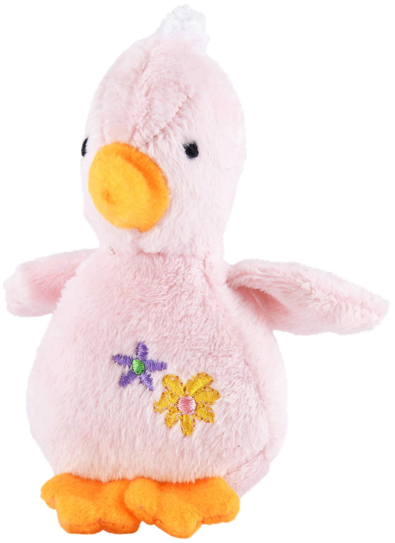 Jeffers Baby Ducks Plush Squeaker Dog Toy, Color: Pink image