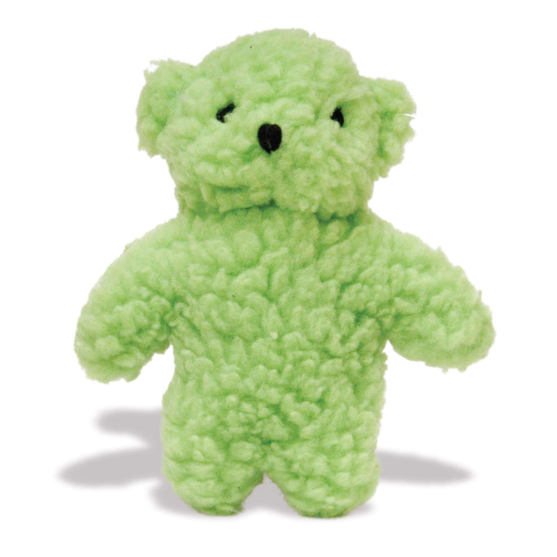 8" Fuzzy Bear Plush Dog Toy w/ Squeaker image