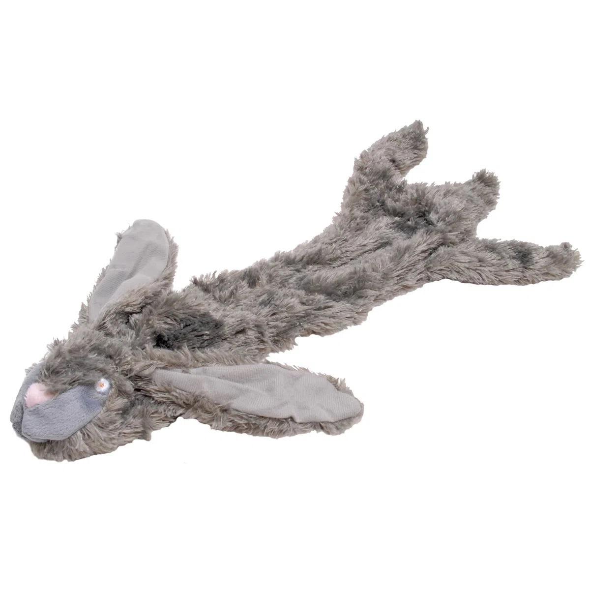 Jeffers Pet Thinnies Unstuffed Squeaker Dog Toy – 21" Plush Rabbit image