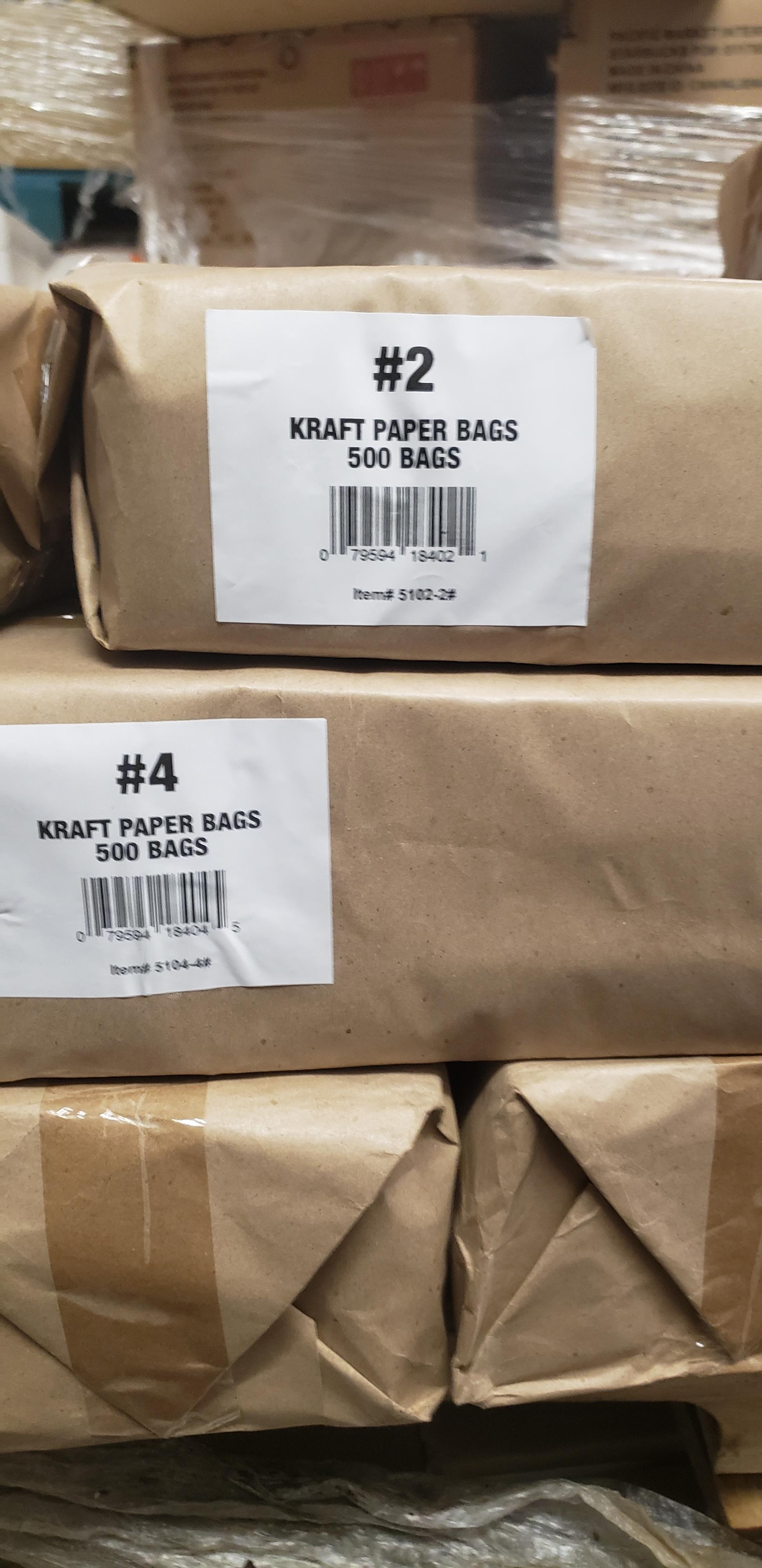 brown grocery paper bags