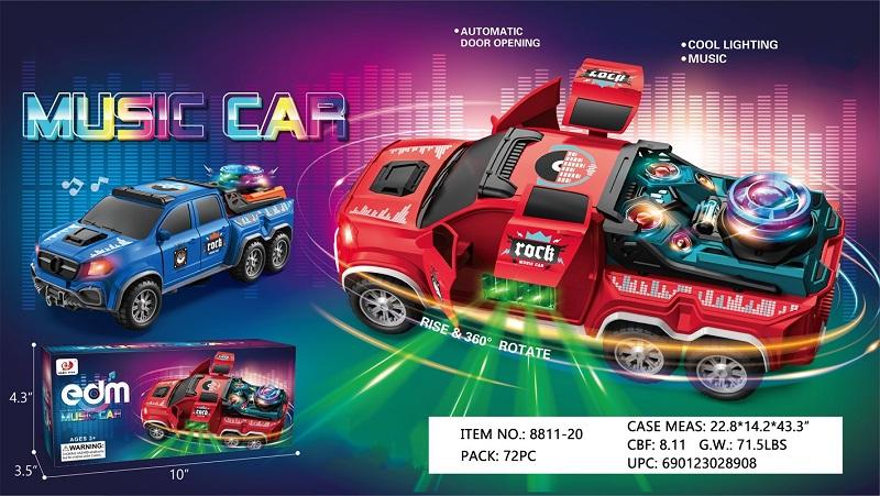 B/O 10" MUSIC TRUCK W/ LIGHT & SOUND, image