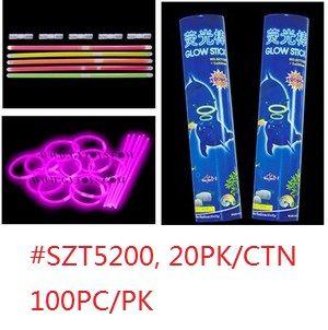 100PCS GLOW IN DARK BRACELET