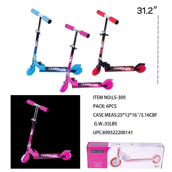 31.2" FOR AGE 3+ FOLDING KIDS SCOOTER image