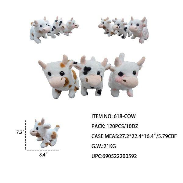 8.4" B/O WALKING MOOING COW image