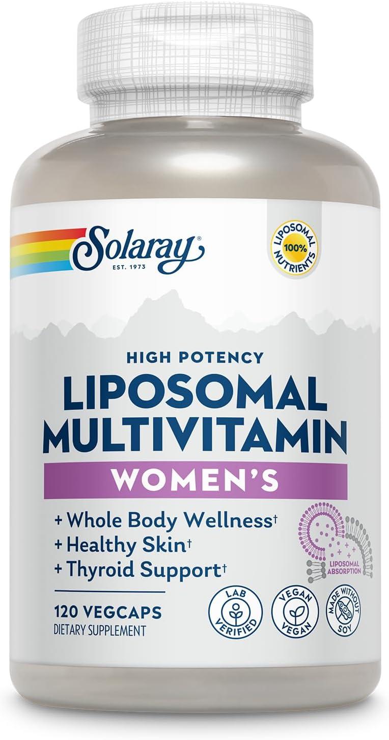 SOLARAY Liposomal Multivitamin for Women 60 Servings, 120 VegCaps image