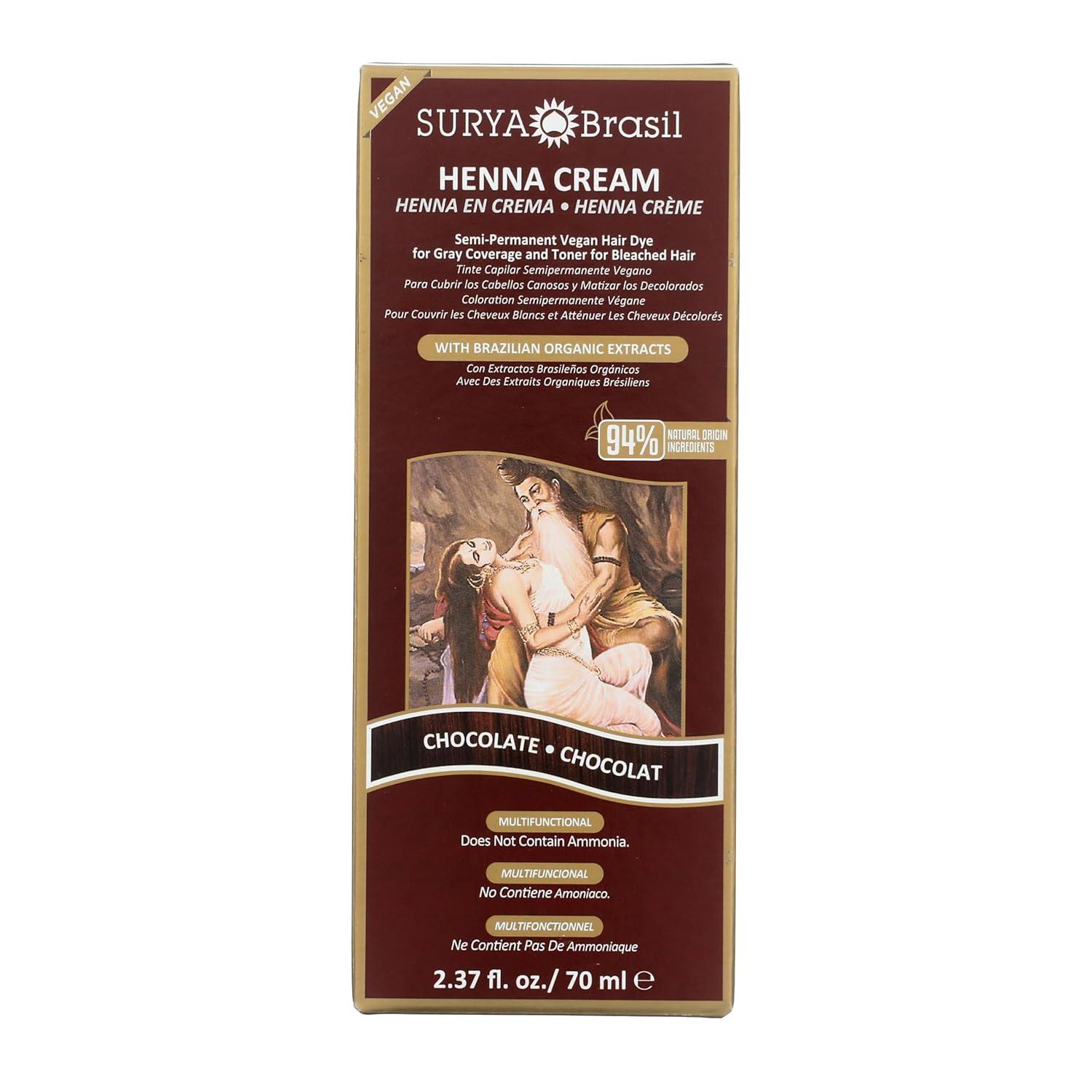 Surya Brasil Henna Cream Chocolate 70ml / 2.37 oz image