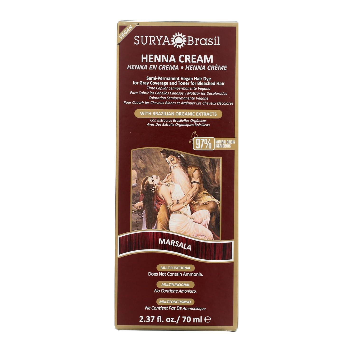 Surya Brasil Henna Cream Marsala 70ml / 2.37 oz image
