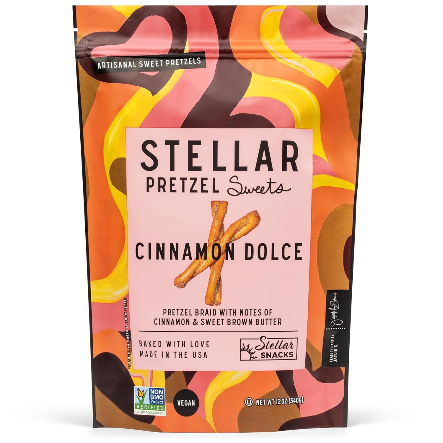 Stellar Snacks Pretzel Braids, 12 OZ Large Bag
