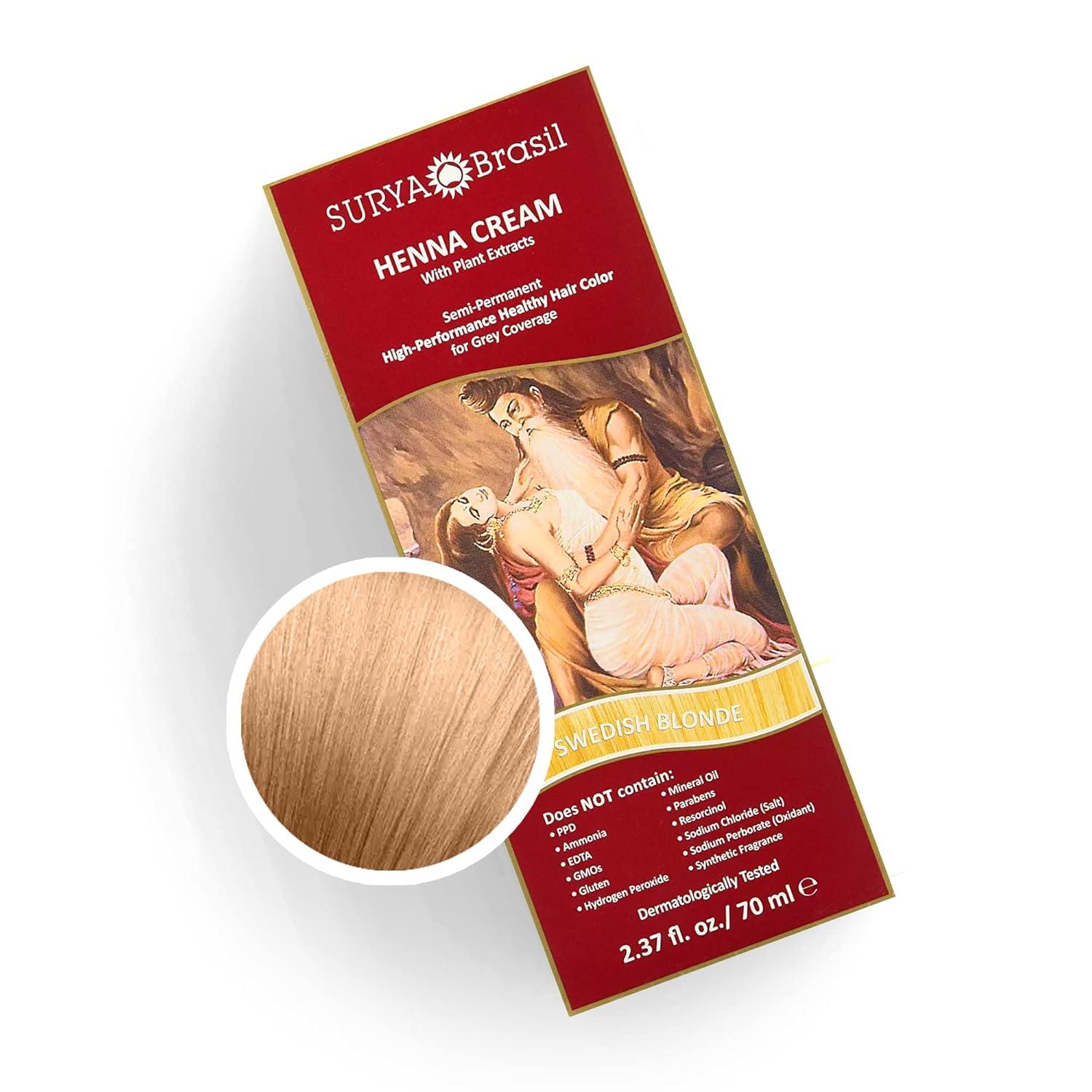 Surya Brasil Henna Cream Swedish Blonde 70ml / 2.37 oz image