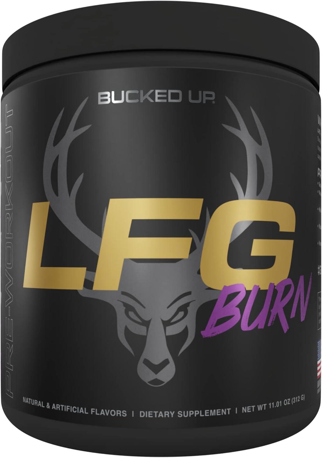Bucked Up LFG Pre Workout - Supplement Powder for Energy, Pump, Endurance and Burn (30 Servings) image