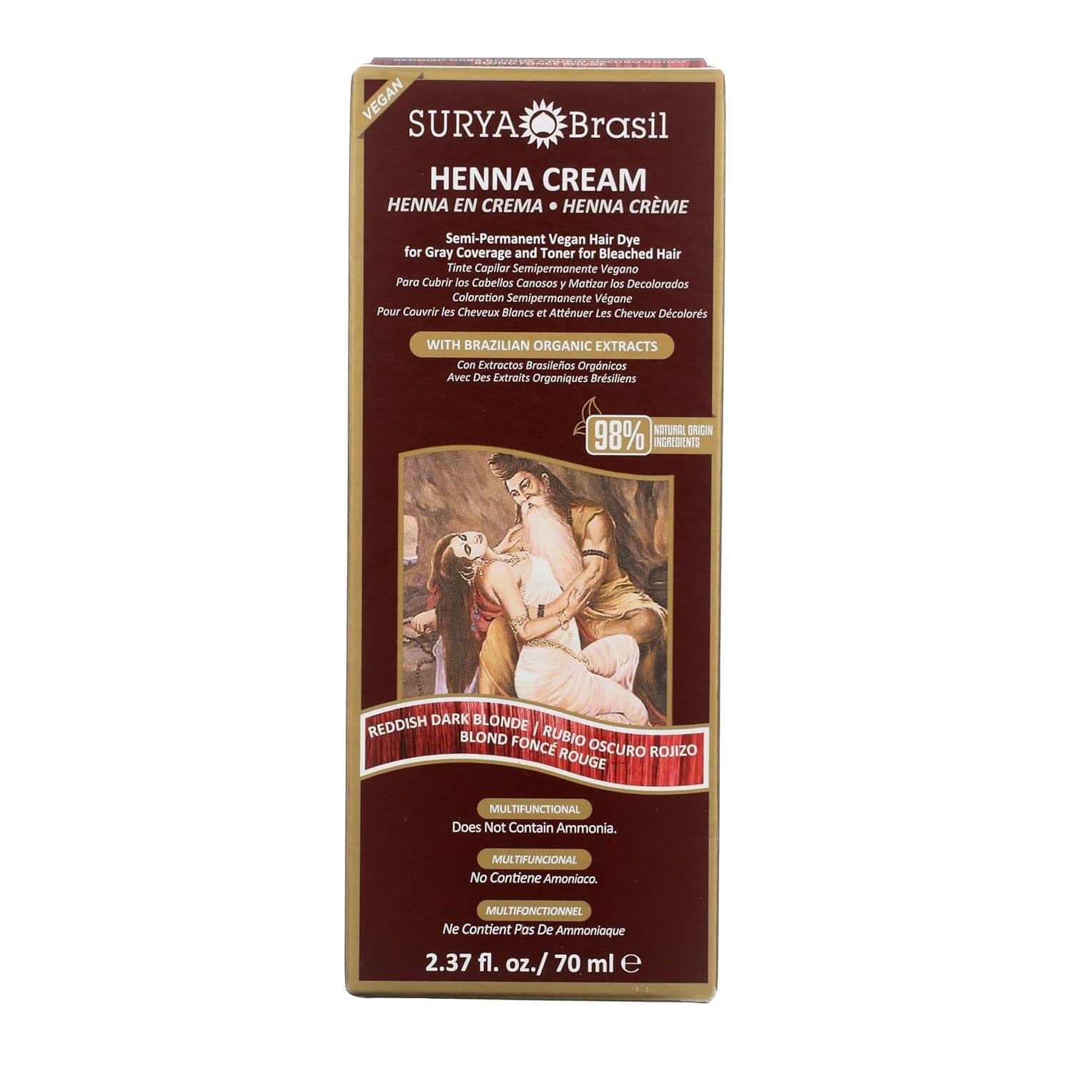 Surya Brasil Henna Cream Reddish Dark Blonde 70ml / 2.37 oz