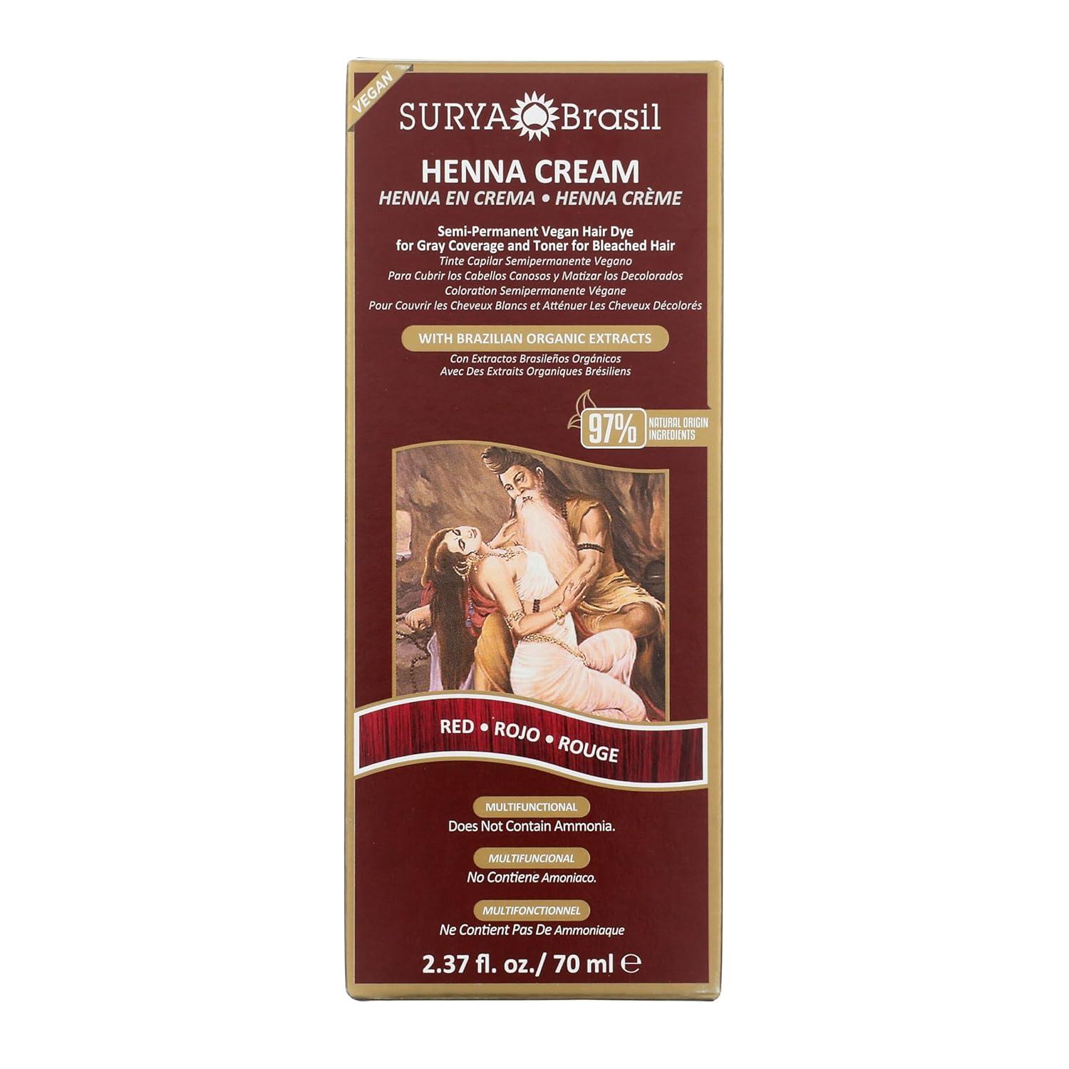 Surya Brasil Henna Cream Red 70ml / 2.37 oz image