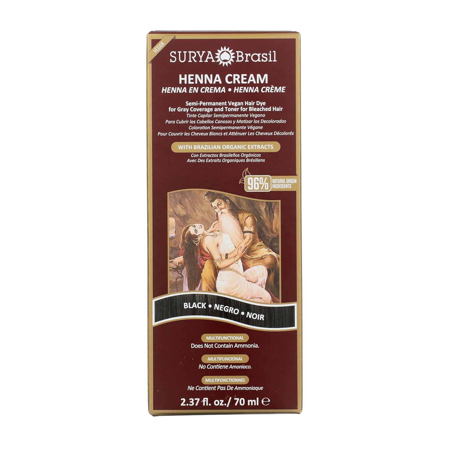 Surya Brasil Henna Cream Black 70ml / 2.37 oz image