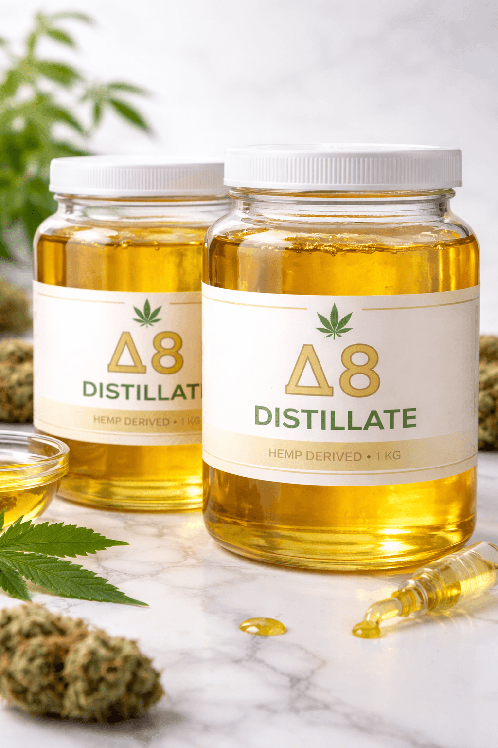 Hemp Delta-8 THC Distillate.