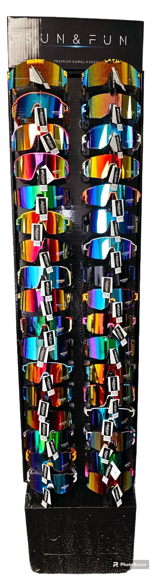 Blade Sunglasses Assorted Floor Shipper