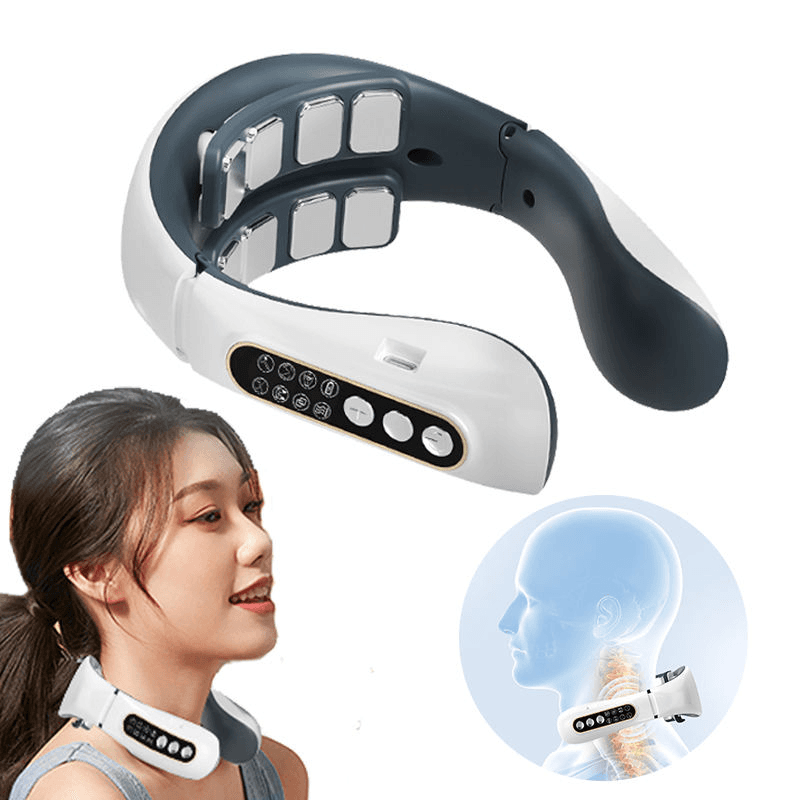 Portable Mini USB Pulse Electric Deep Pain Relief or Relaxation Neck Massage