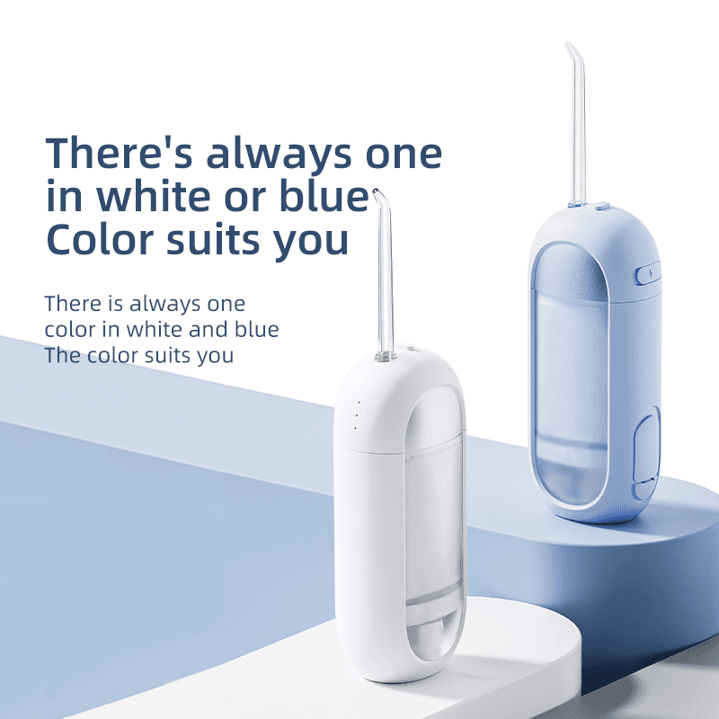 Portable Water Flosser Teeth Cleaning Dental Irrigator Water Pick Electric Waterflosser Portable Oral Irrigator Water Flosser image